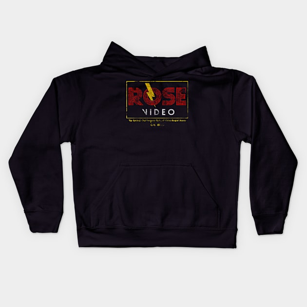 Favorite Video Store Kids Hoodie by Awesome AG Designs